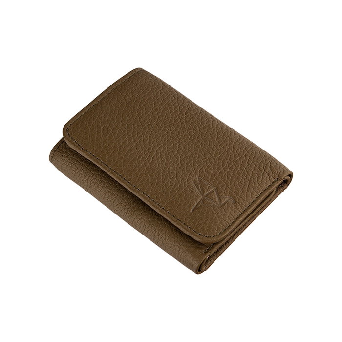 Zoozie Bags Zeus Cartera de Piel para Mujer Color Khaki